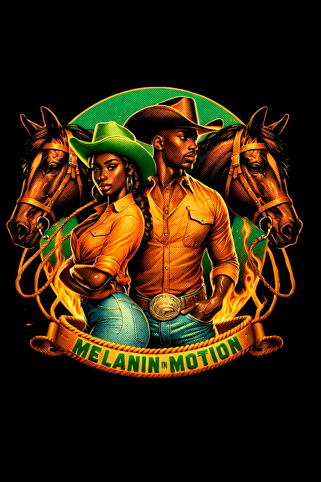 Melanin In Motion logo